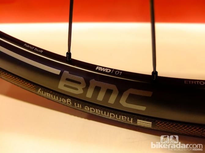 A new development for BMC is their own carbon rim for the GF01 Disc