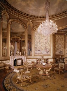 The room as it appeared pre-restoration, pictured here in Country Life in 1964. ©Country Life Alex Starkey/Country Life