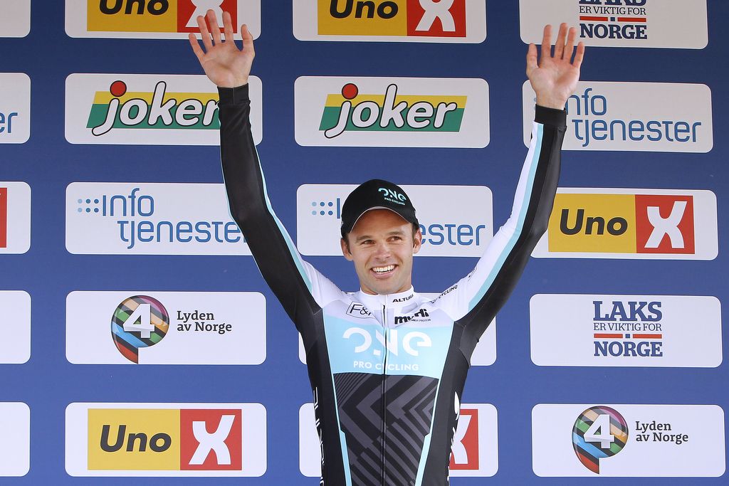 Stage 1 winner Steele von Hoff (ONE Pro Cycling)