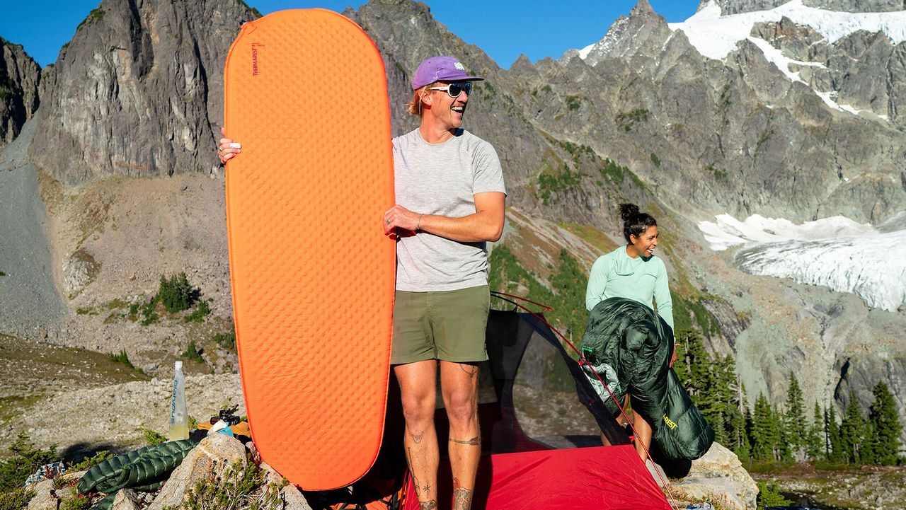 Best camping mat: Campers using Thermarest sleeping pads