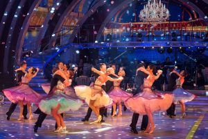 The dancers performed a touching ballroom tribute to Len Goodman