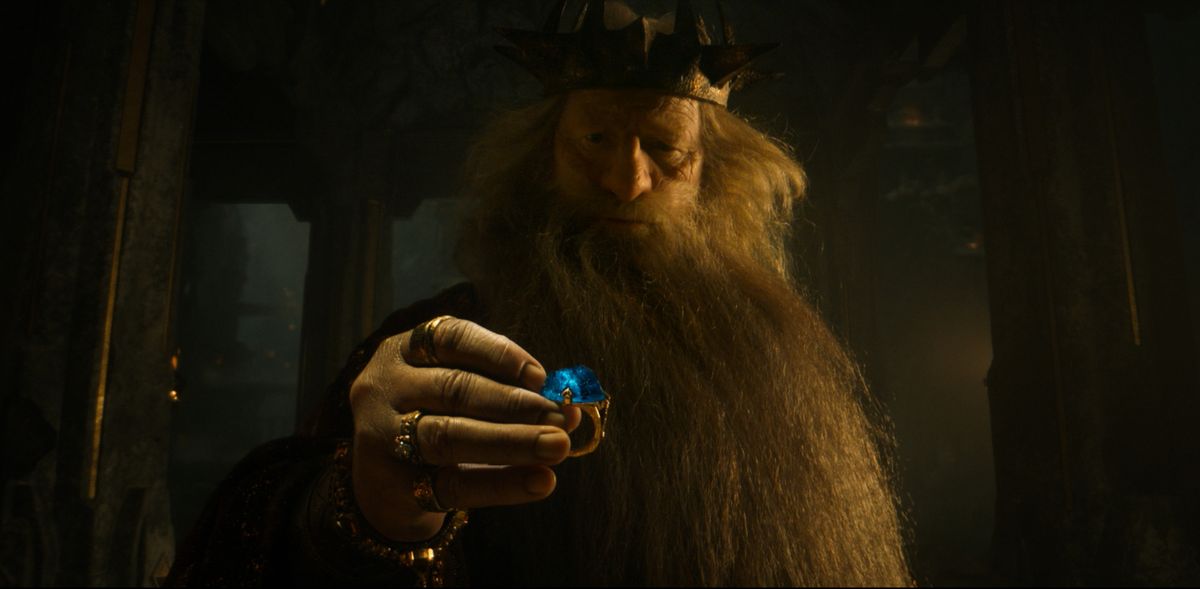 Peter Mullan plays Durin in The Rings of Power season 2