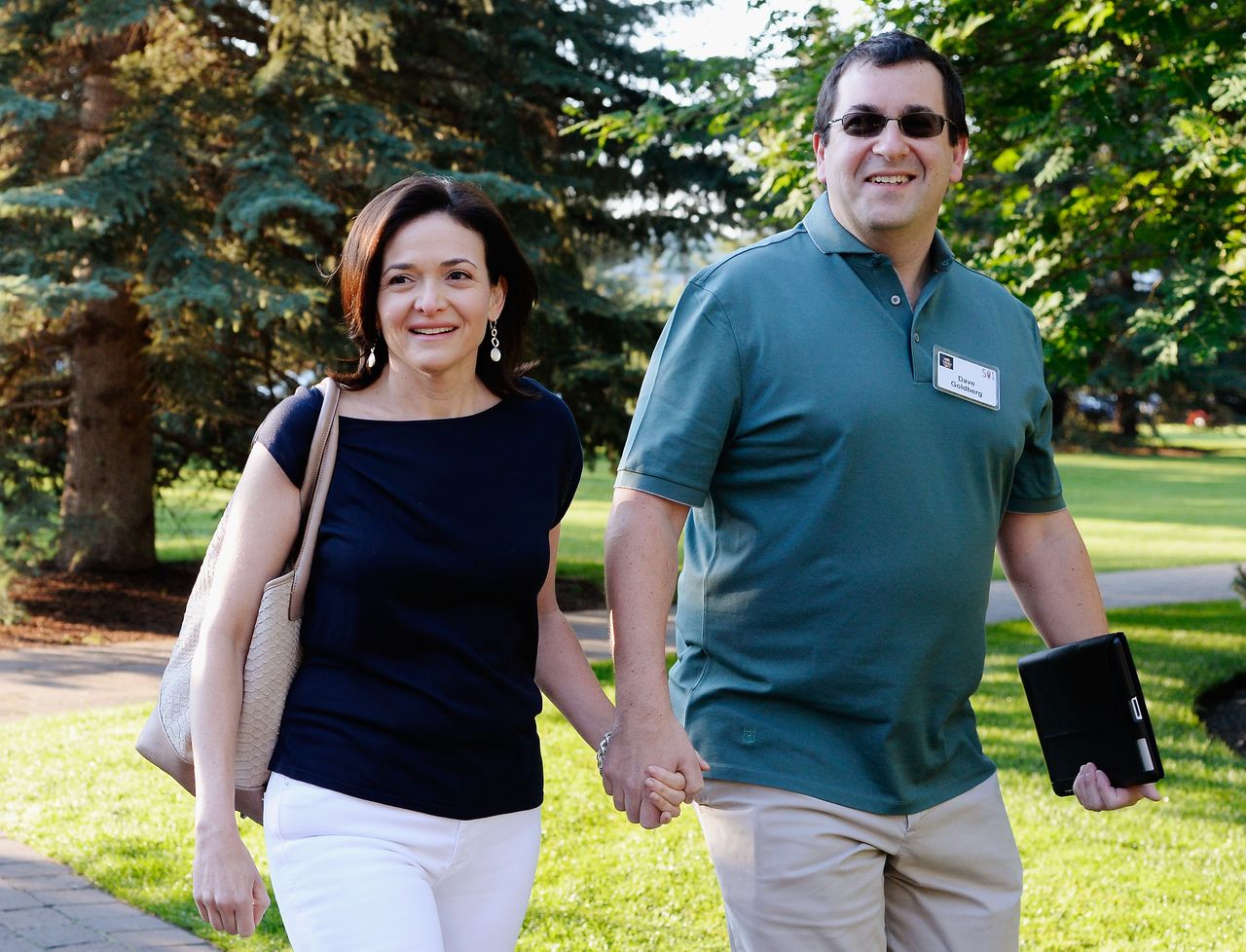 Sheryl Sandberg and David Goldberg