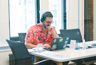 Images from the PhotoShelter office, with staff working