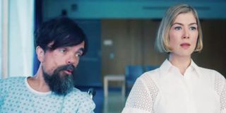 Peter Dinklage and Rosamund Pike in I Care A lot