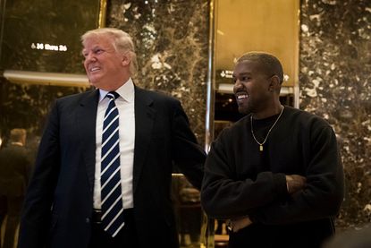 Donald Trump and Kanye West.