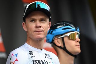 Chris Froome of IsraelPremier Tech on stage one of the Criterium du Dauphine 
