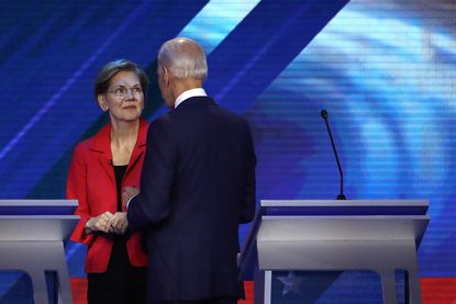 Joe Biden and Sen. Elizabeth Warren