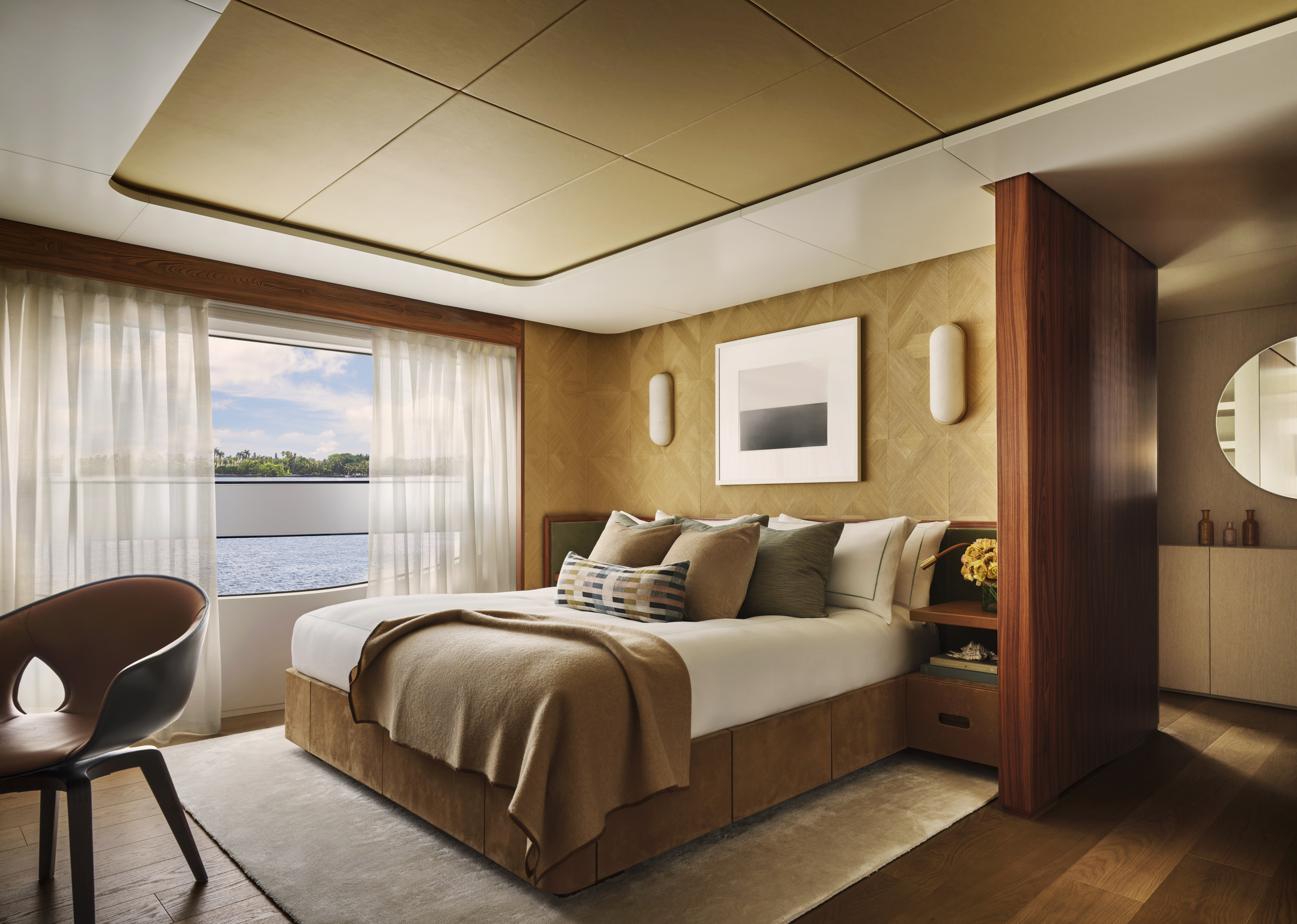 luxury yacht interior