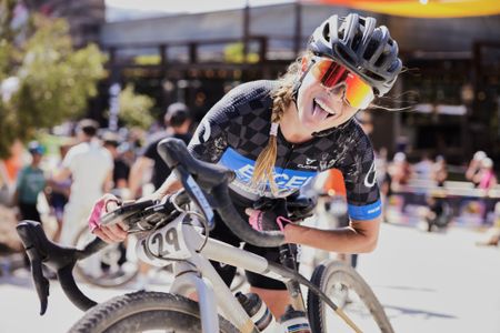 Flavia Oliveira at the 2022 Belgian Waffle Ride California