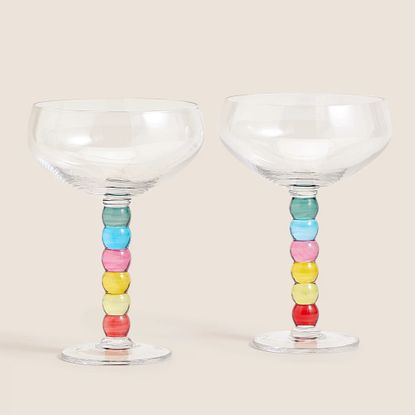 Colourful bobble stem coupes