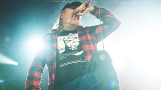 Tomas Lindberg performing live with At The Gates in 2022