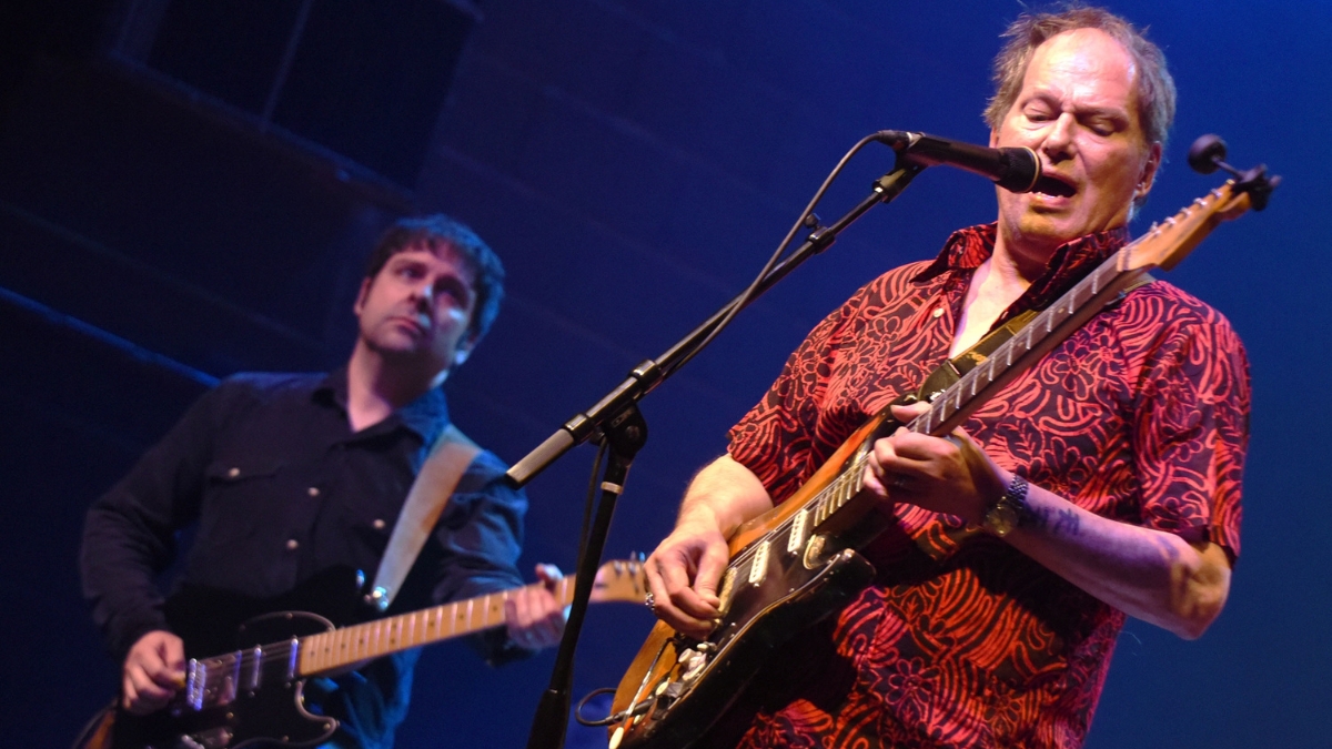 Jason NeSmith and Richard Lloyd (formerly of Television) of The Richard Lloyd Group perform during AthFest on June 23, 2017 in Athens, Georgia. 
