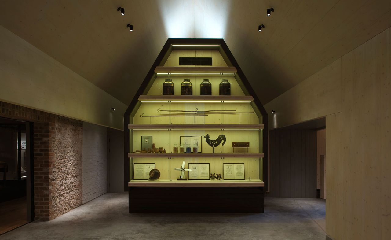 Ditchling Museum of Art + Craft- large display cabinet