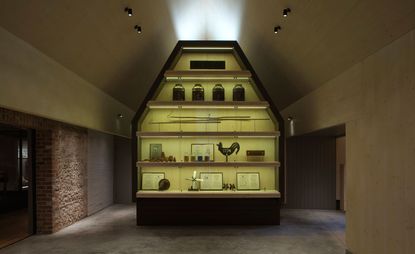 Ditchling Museum of Art + Craft- large display cabinet
