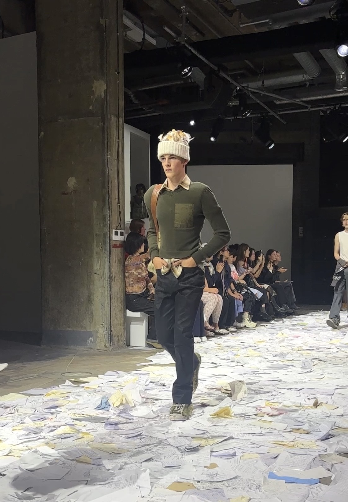 Oscar Ouyang runway at London Fashion Week S/S 2026