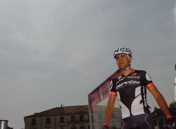 Sastre in Padova for the start of the stage 4 at the 2009 Giro d'Italia