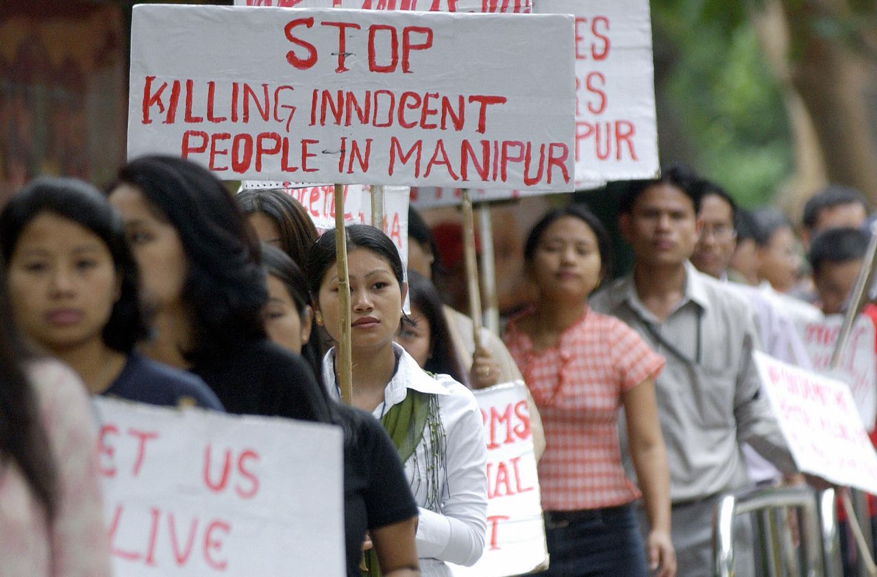 Manipur protest