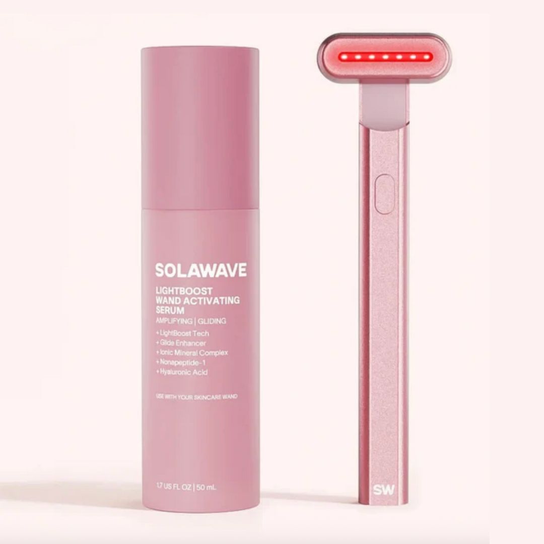 Solawave, 4-In-1 Red Light Therapy Wand & Activating Serum Kit