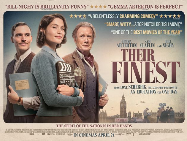 Their Finest Quad Gemma Arterton Bill Nighy