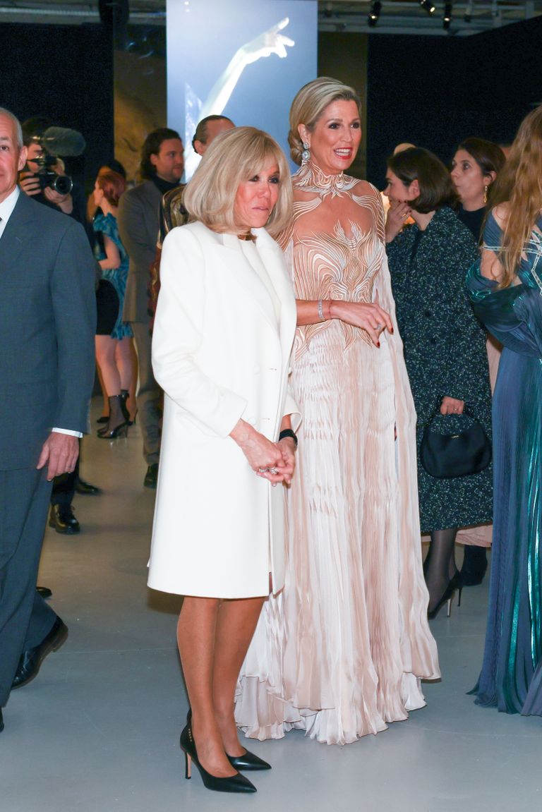 Brigitte Macron’s Jaw Dropped When She Saw Queen Máxima of the ...