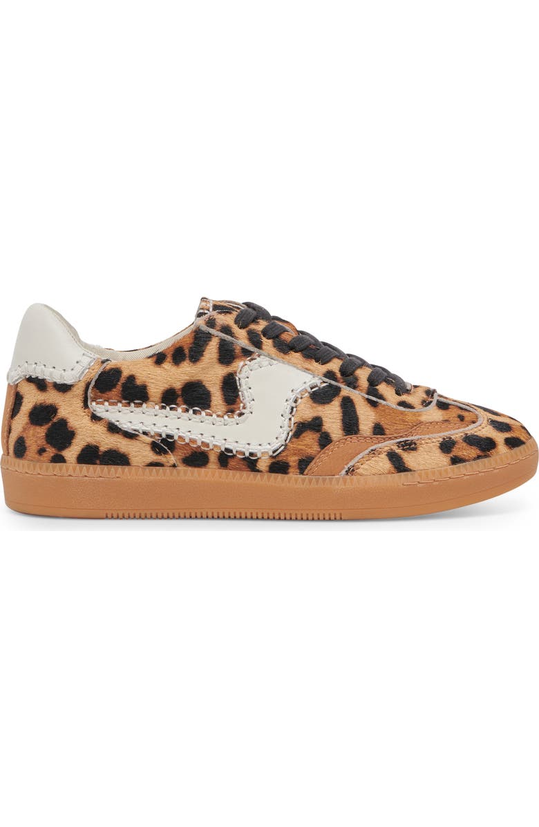 Notice Stitch Genuine Calf Hair Sneaker