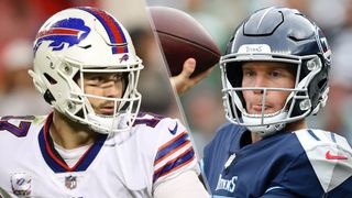 Josh Allen and Ryan Tannehill will face off in the Bills vs Titans live stream