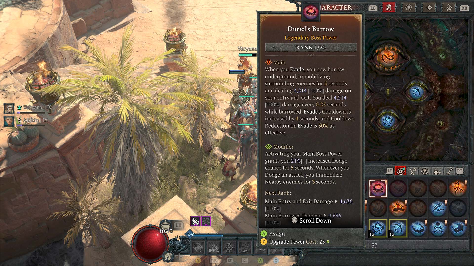 Diablo 4 gameplay screenshot