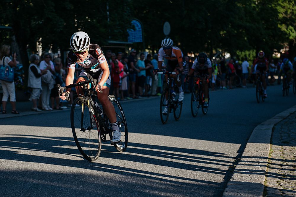 Emilie Moberg (Hitec Products) at the Ladies Tour of Norway criterium