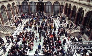 Foreign & Commonwealth office in London used as a catwalk