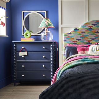 Dunelm pride and joy collection in bedroom