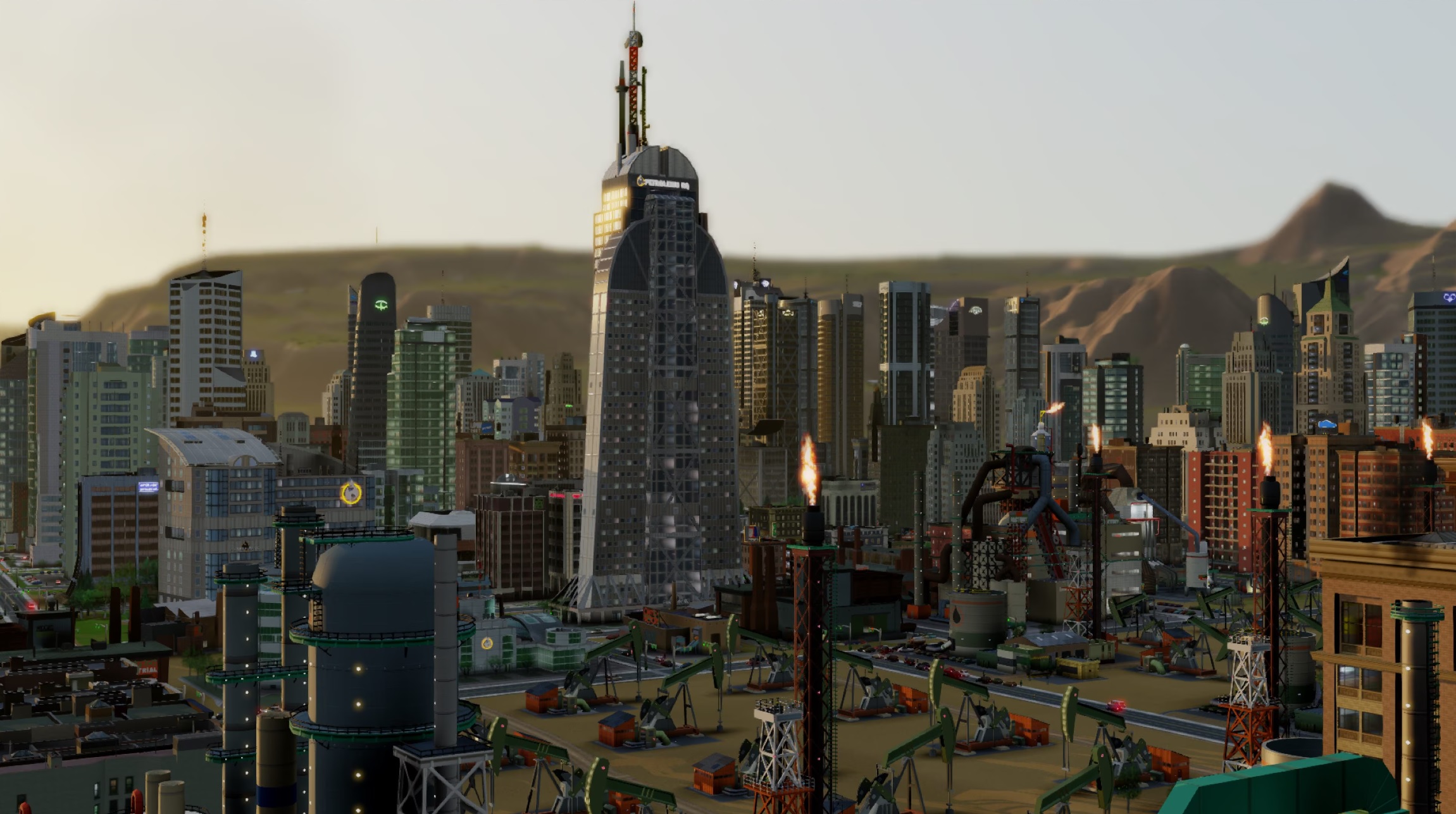 Skyscrapers in SimCity