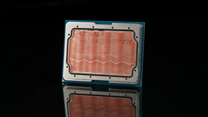 AMD Ryzen Threadripper Pro 9995WX with direct die cooling IHS