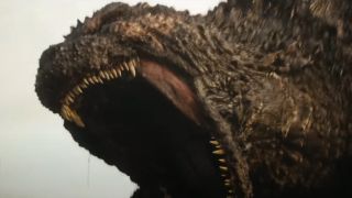 Godzilla roaring in the Godzilla Minus One trailer