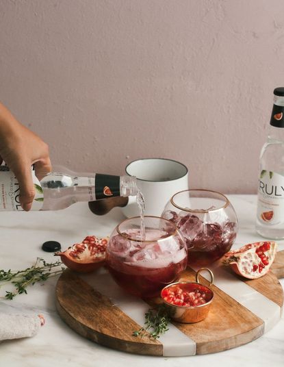 Pomegranate and Thyme Spritz