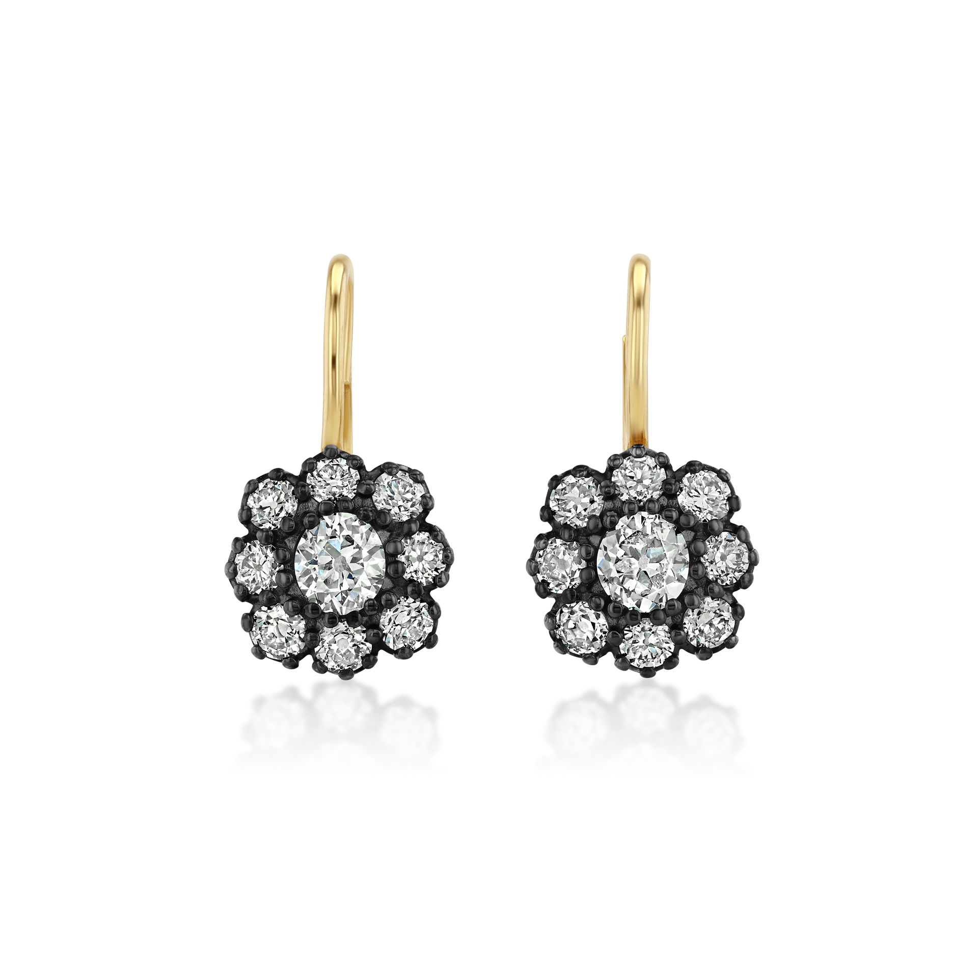 Old Mine Daisy Earrings