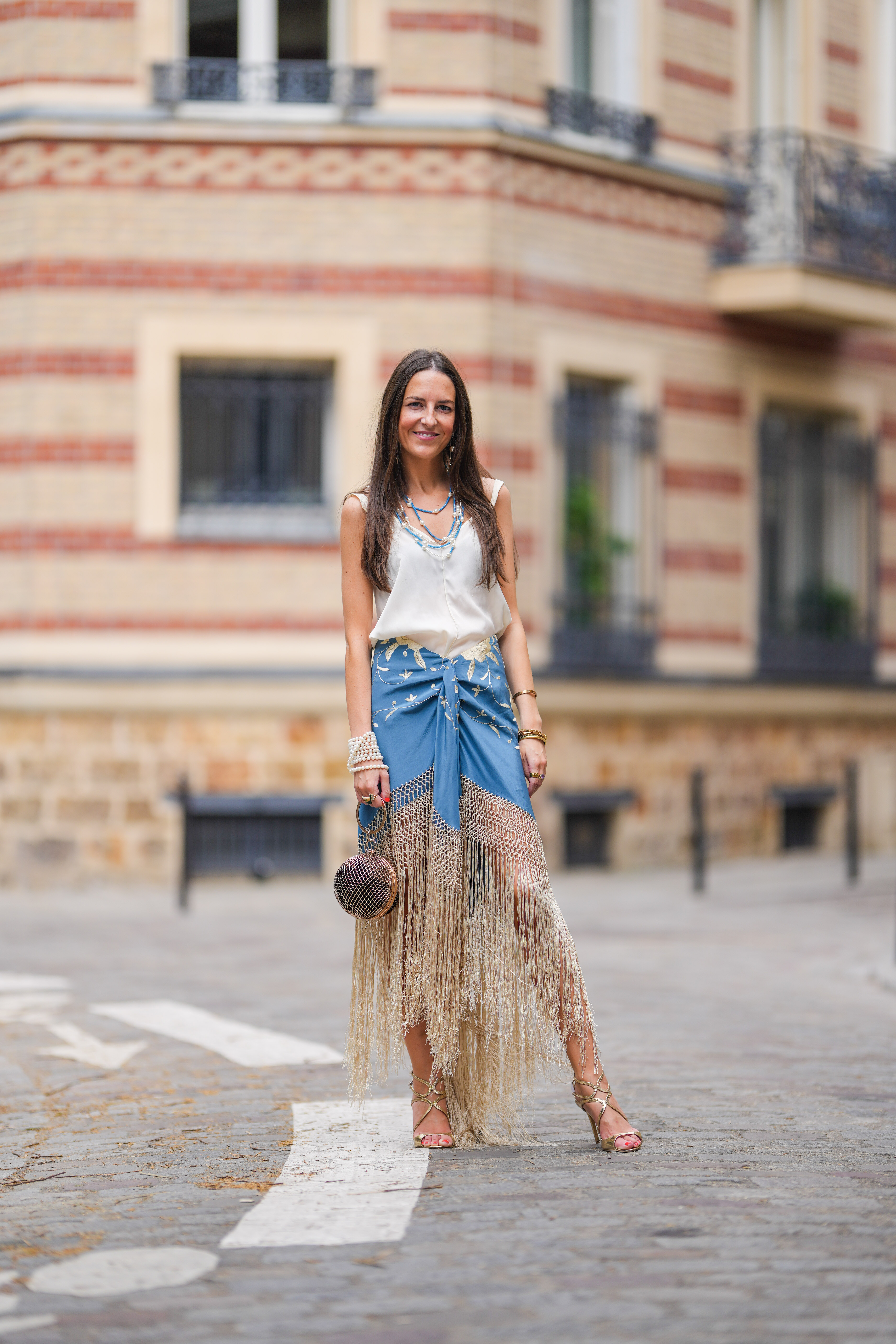 beaded tank top
