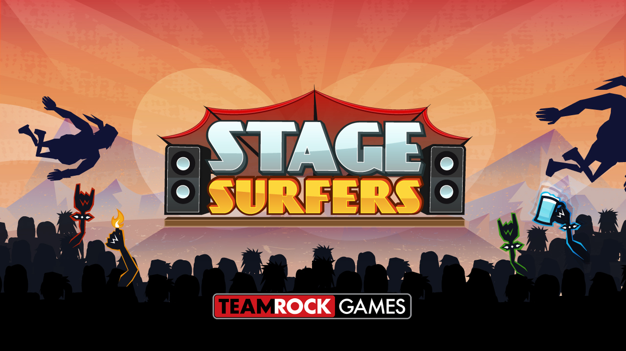 TeamRock Games Stage Surfers logo