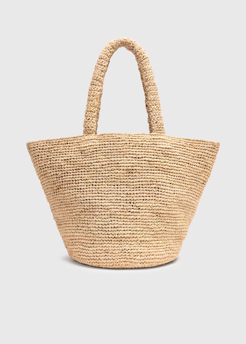 Whistles, Neutral Straw Tote Bag With Charm