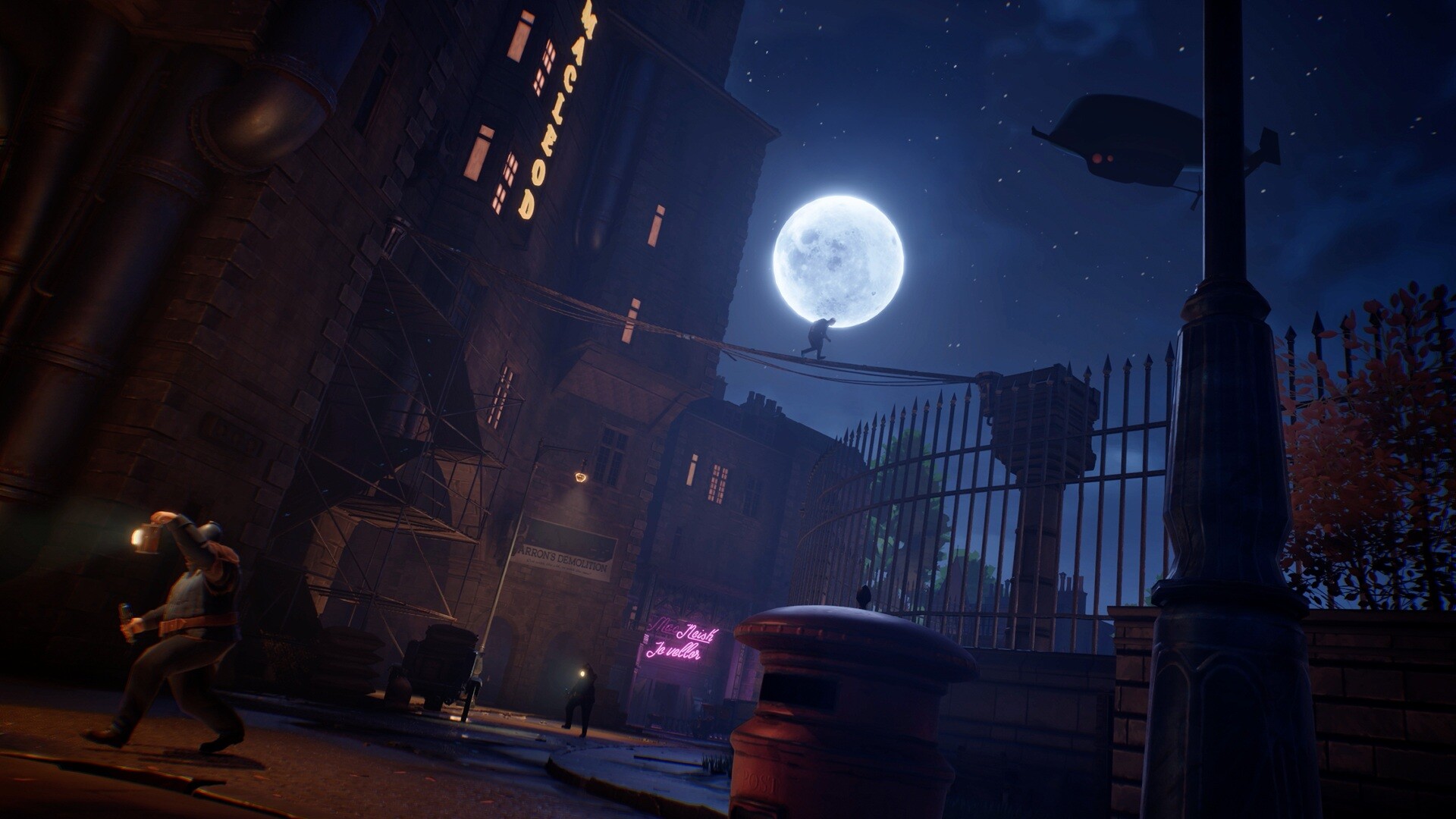 Screens and photos from a video game depicting Edinburgh