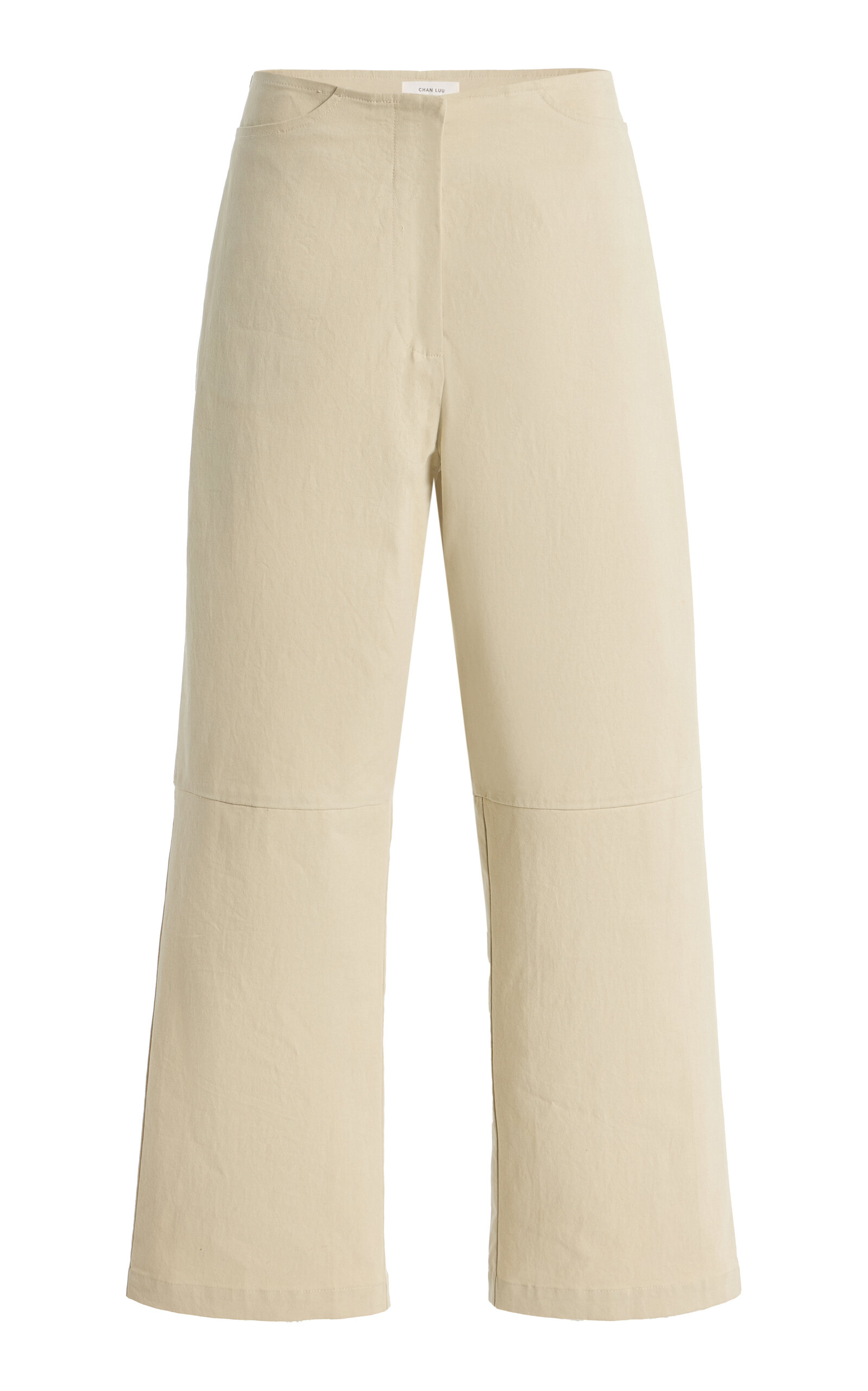 Back Snap Straight Leg Pants