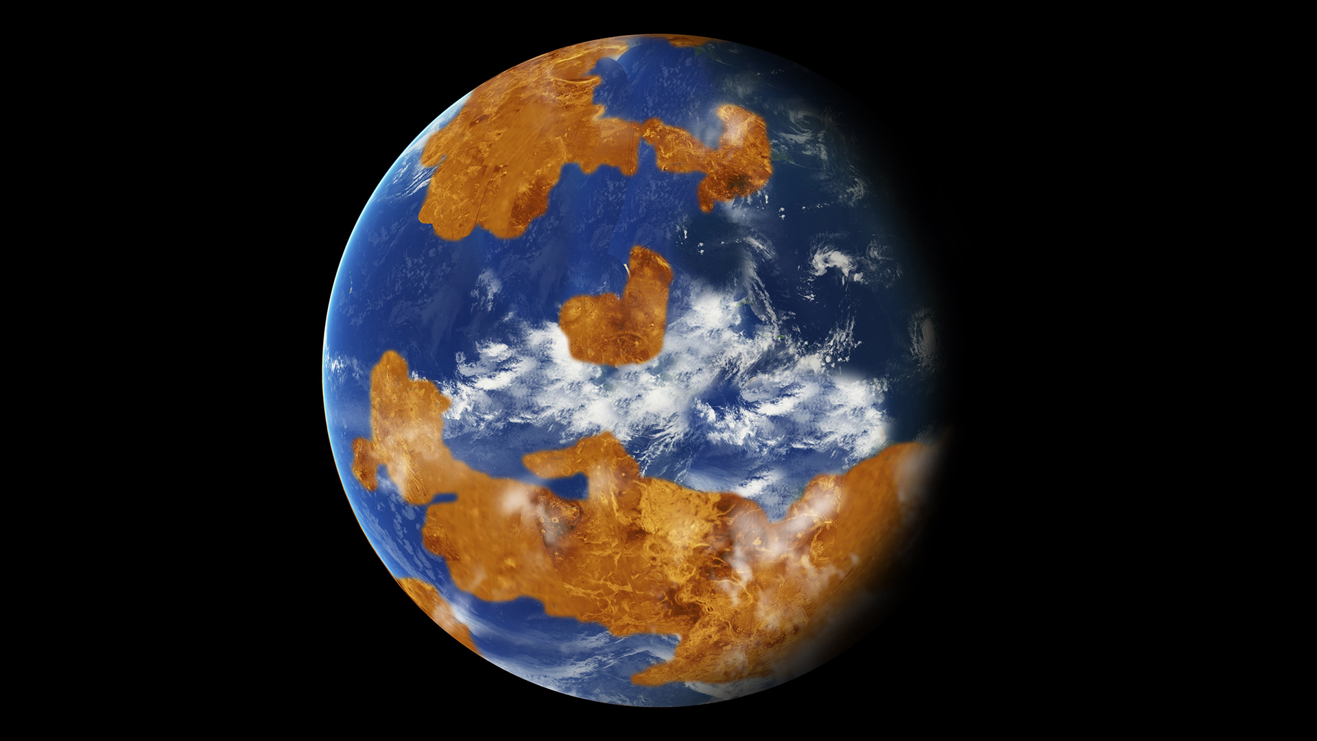 Ozeane – und vielleicht Leben – könnten einst auf der Venus gediehen sein.