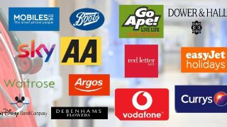 A range of brands that NHS Discount Offers partners with.