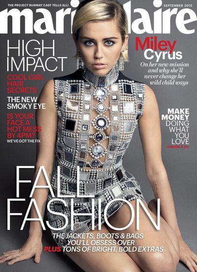 Miley Cyrus Marie Claire September 2015 Cover Interview | Marie Claire