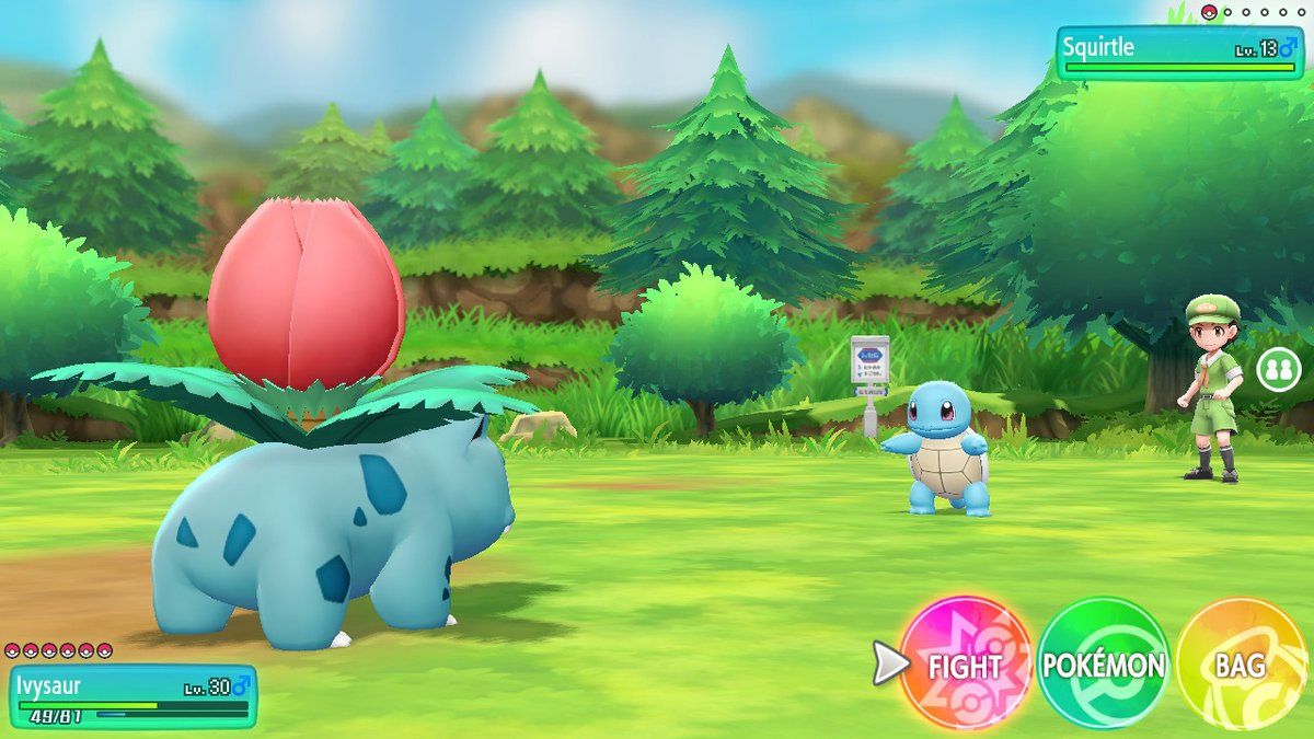 My 1st Shiny in Let's Go Eevee! - Shiny Bulbasaur!