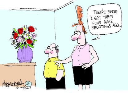 Editorial Cartoon U.S. mass shooting epidemic