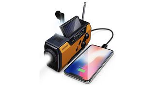 FosPower Emergency Solar Crank Portable Radio