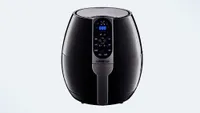 GoWISE USA 3.7 Quart 8-in-1 Air Fryer showing front LED control panel