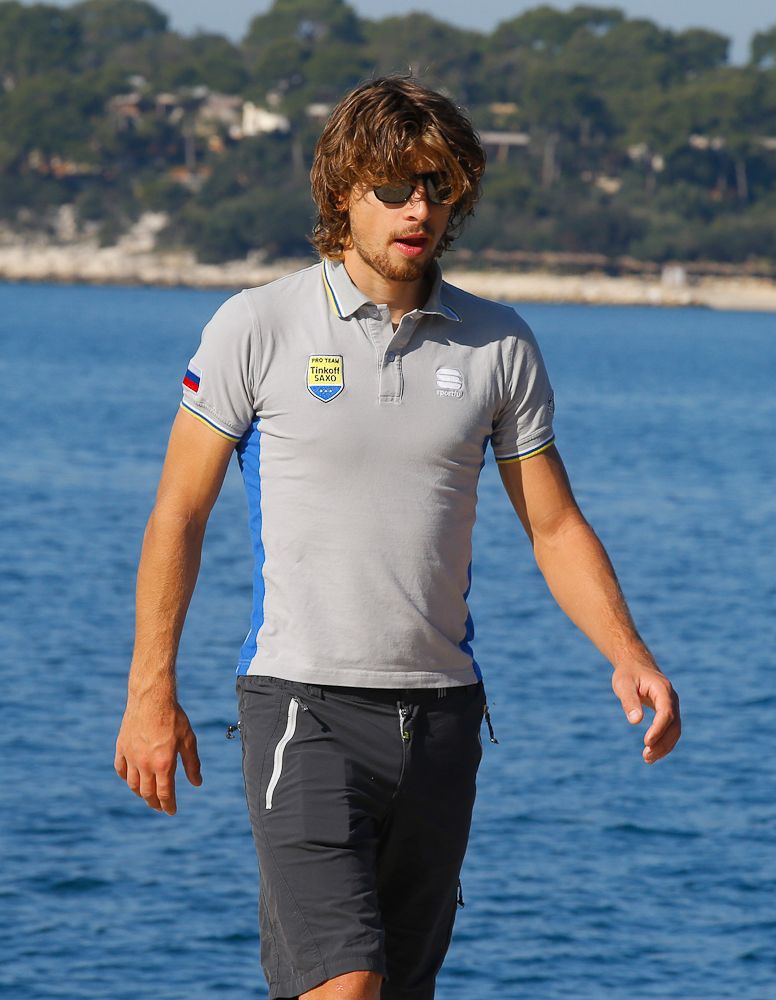Peter Sagan at the Tinkoff-Saxo camp in Poreč, Croatia.
