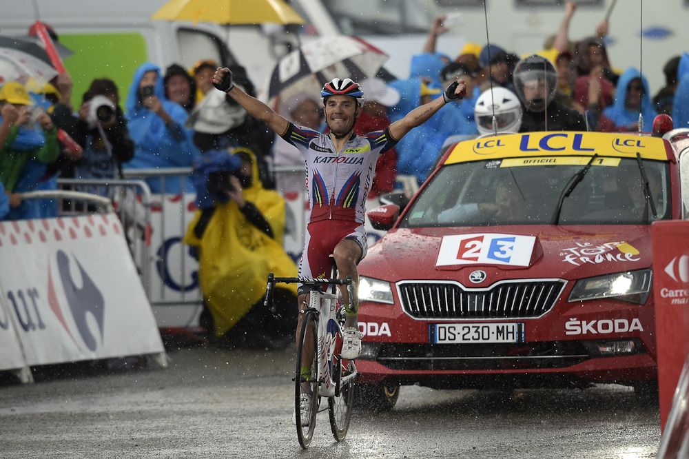 Joaquim Rodr&iacute;guez wins stage 12 of the 2015 Tour de France.